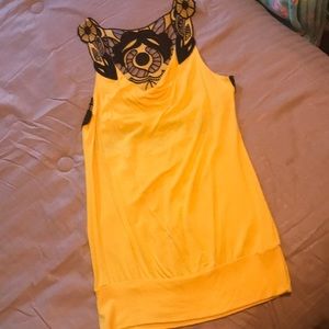 Yellow tank top